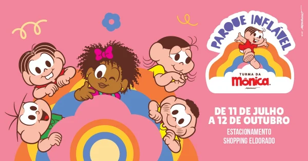 Parque Inflável Turma da Mônica