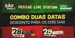 Combo Duas Datas Reggae Live Station com Edson Gomes, Ponto de Equilíbrio e mais